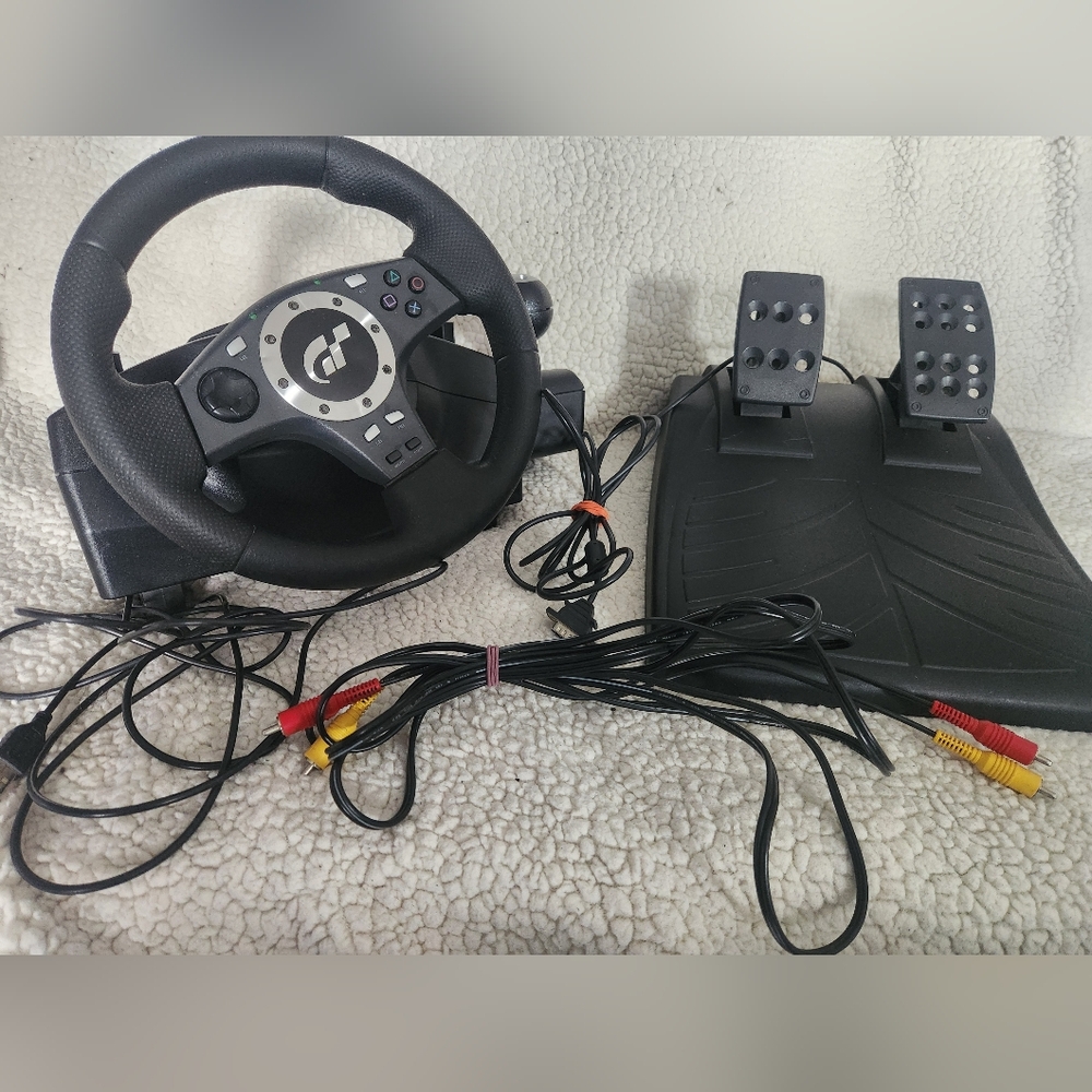Logitech Driving Force GT – Volant de course Gran Turismo – PS2 / PS3 / PC